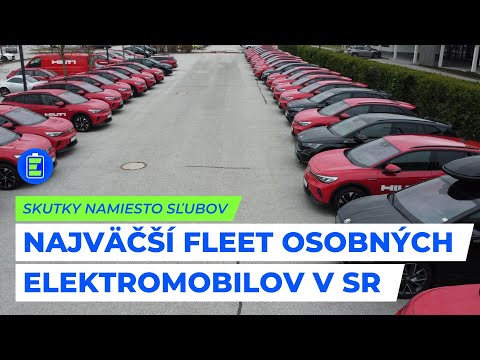 Takto vyzerá najväčší fleet osobných elektromobilov na Slovensku.