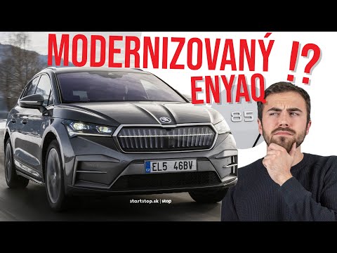 Z Bratislavy do Prahy na jedno nabitie? Škoda Enyaq 85