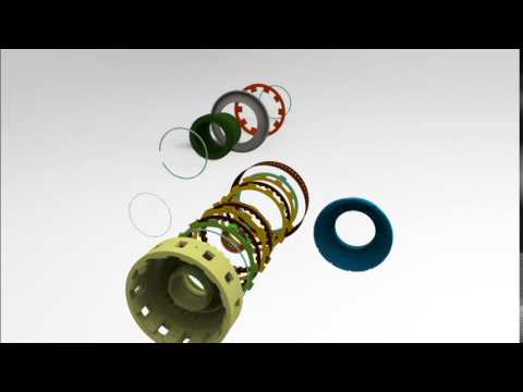 Animation of hydrodynamic torque converter