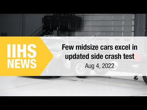 Few midsize cars excel in updated side crash test - IIHS News