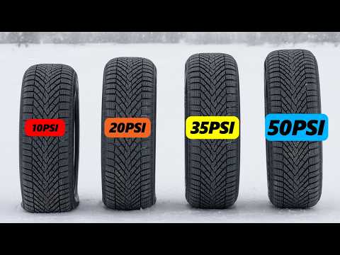 What's the BEST Tire Pressure in Snow? 10 to 50 PSI Scientifically Tested