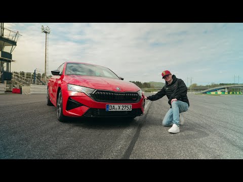 Oliver Solberg drives the upgraded Škoda Octavia RS