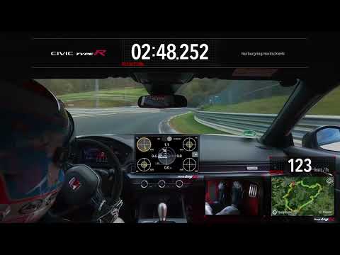 HONDA CIVIC TYPE R REGAINS PRODUCTION VEHICLE FWD LAP RECORD AT NÜRBURGRING - ONBOARD FOOTAGE