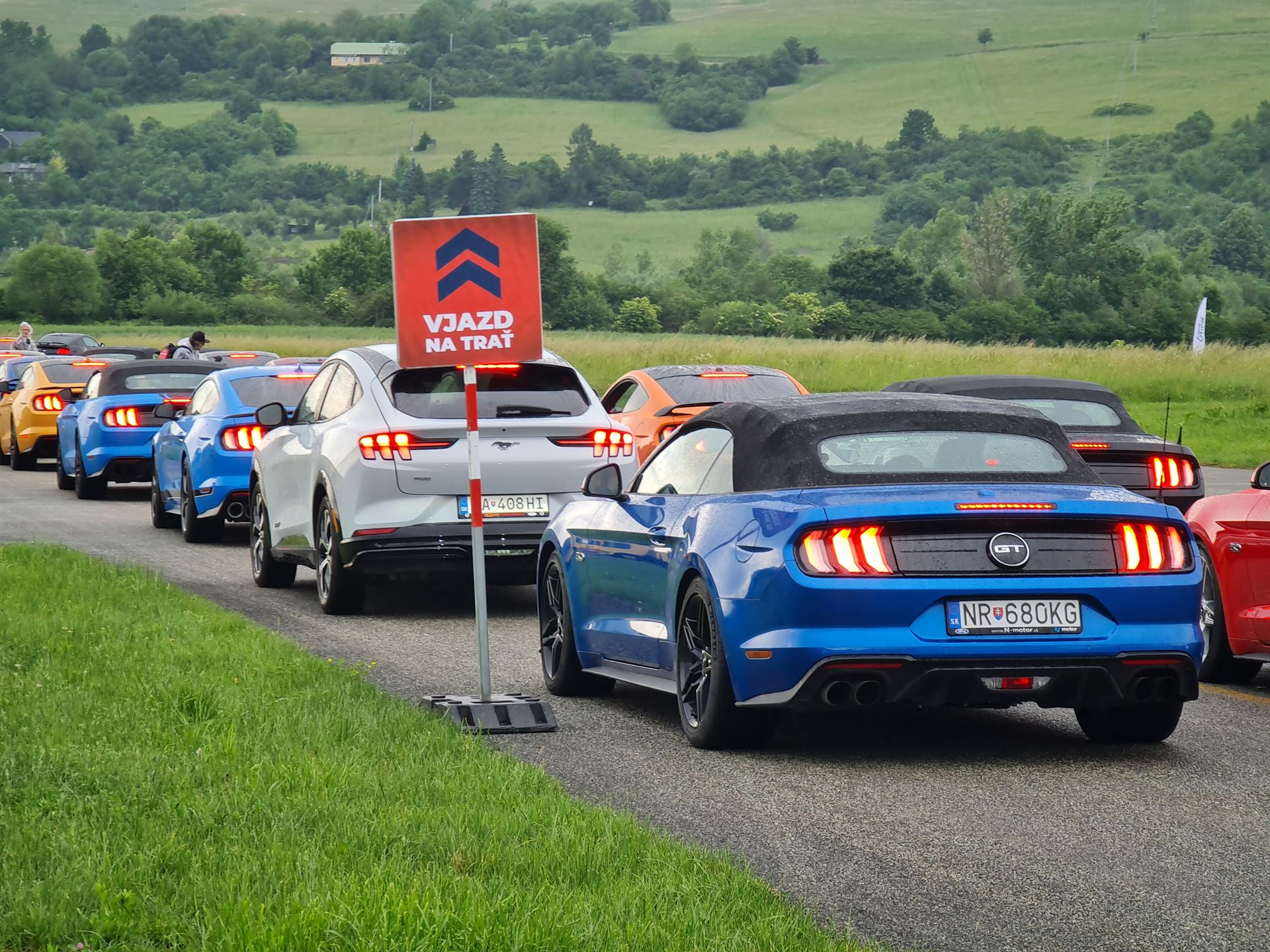 Zraz majiteľov vozidiel Ford Mustang v Žiline, 2024