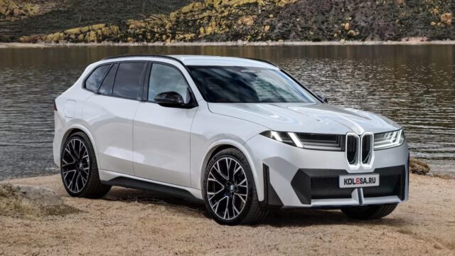 Vizualizácia novej generácie BMW X5 Neue Klasse od kolesa.ru