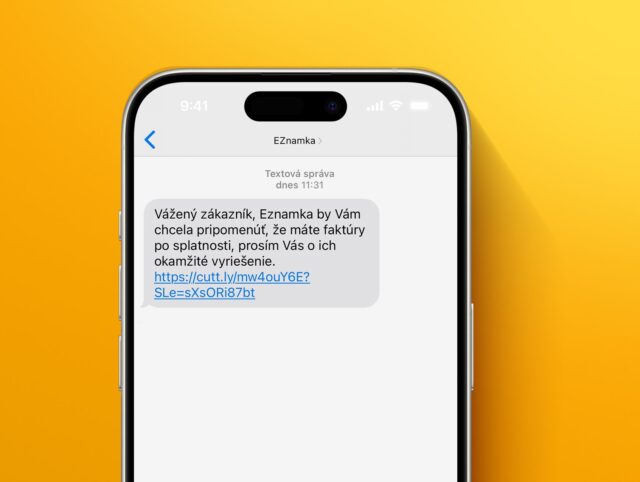 Podvodná SMS vyzýva na zaplatenie faktúry za diaľničnú známku