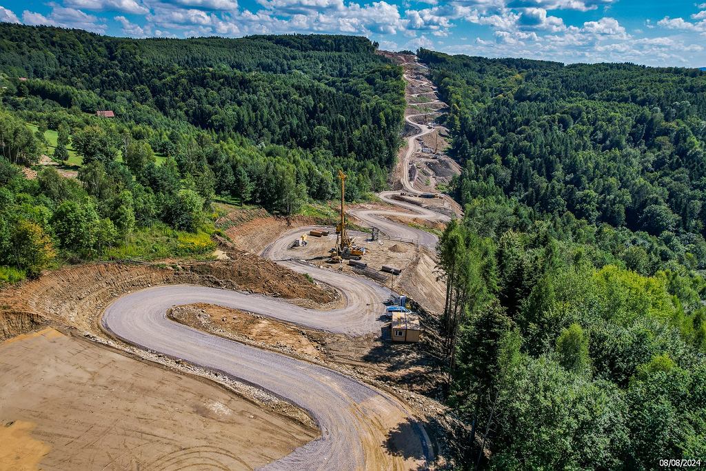 Rýchlostná cesta S19 Babica - Jawornik. Foto: GDDKiA a Krzysztof Pączkowski studiowizjer.pl