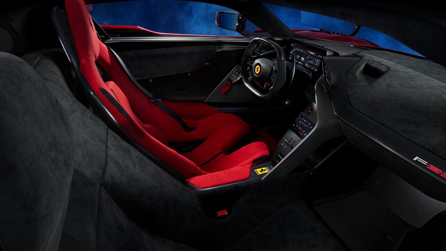 Ferrari F80 kokpit