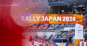 vozidlá špecifikácie WRC na štarte rally Japonska