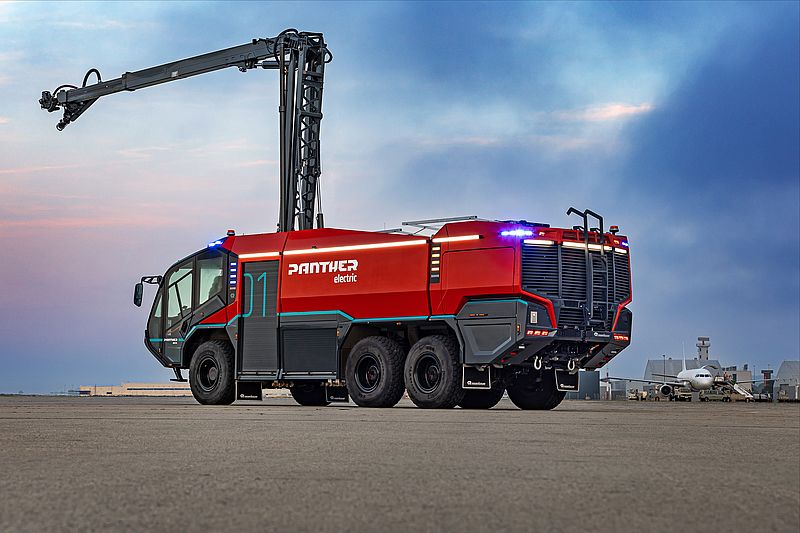 hasičské auto Rosenbauer Panther Electric