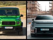 Mercedes G63 AMG a Kia EV9